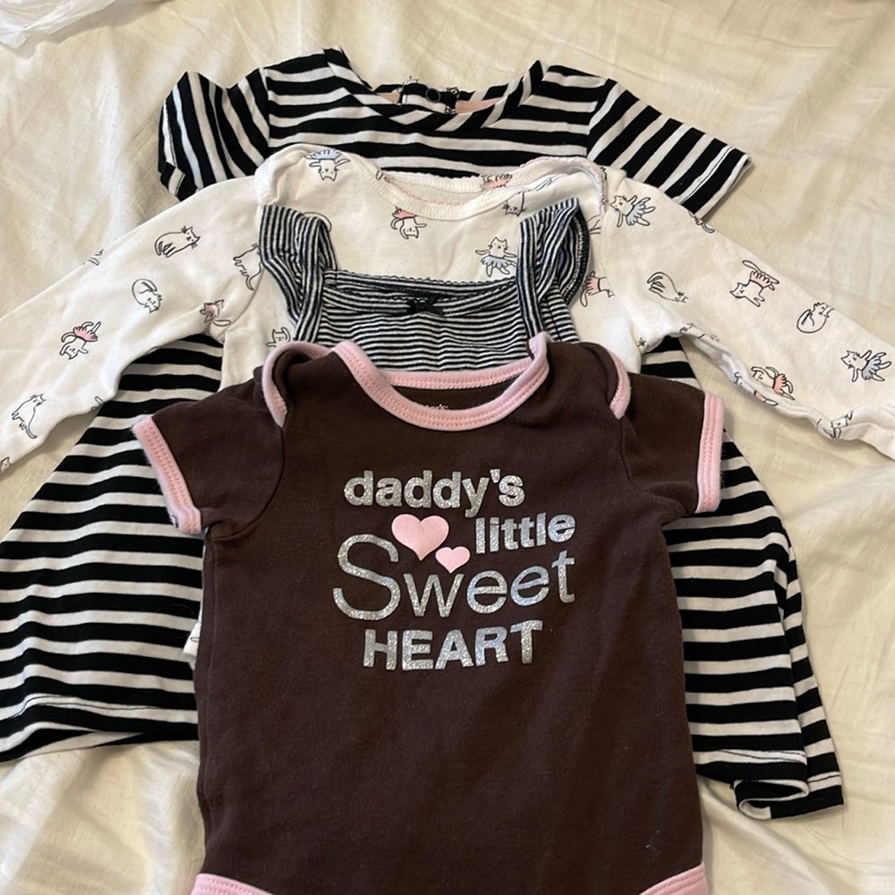 6-9 month girl top bundle